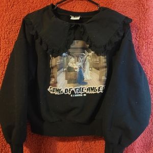 Zara Lace Collared Sweater